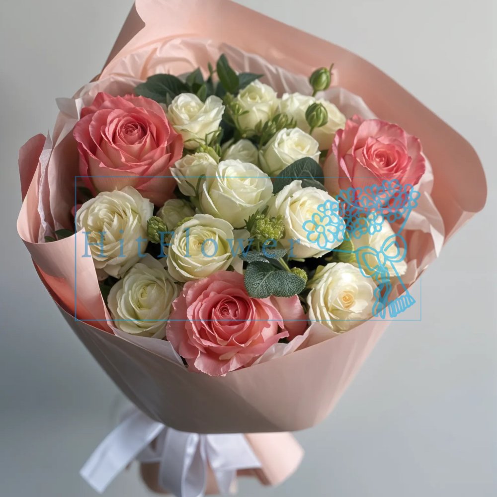 Букет роз Утренний Рассвет